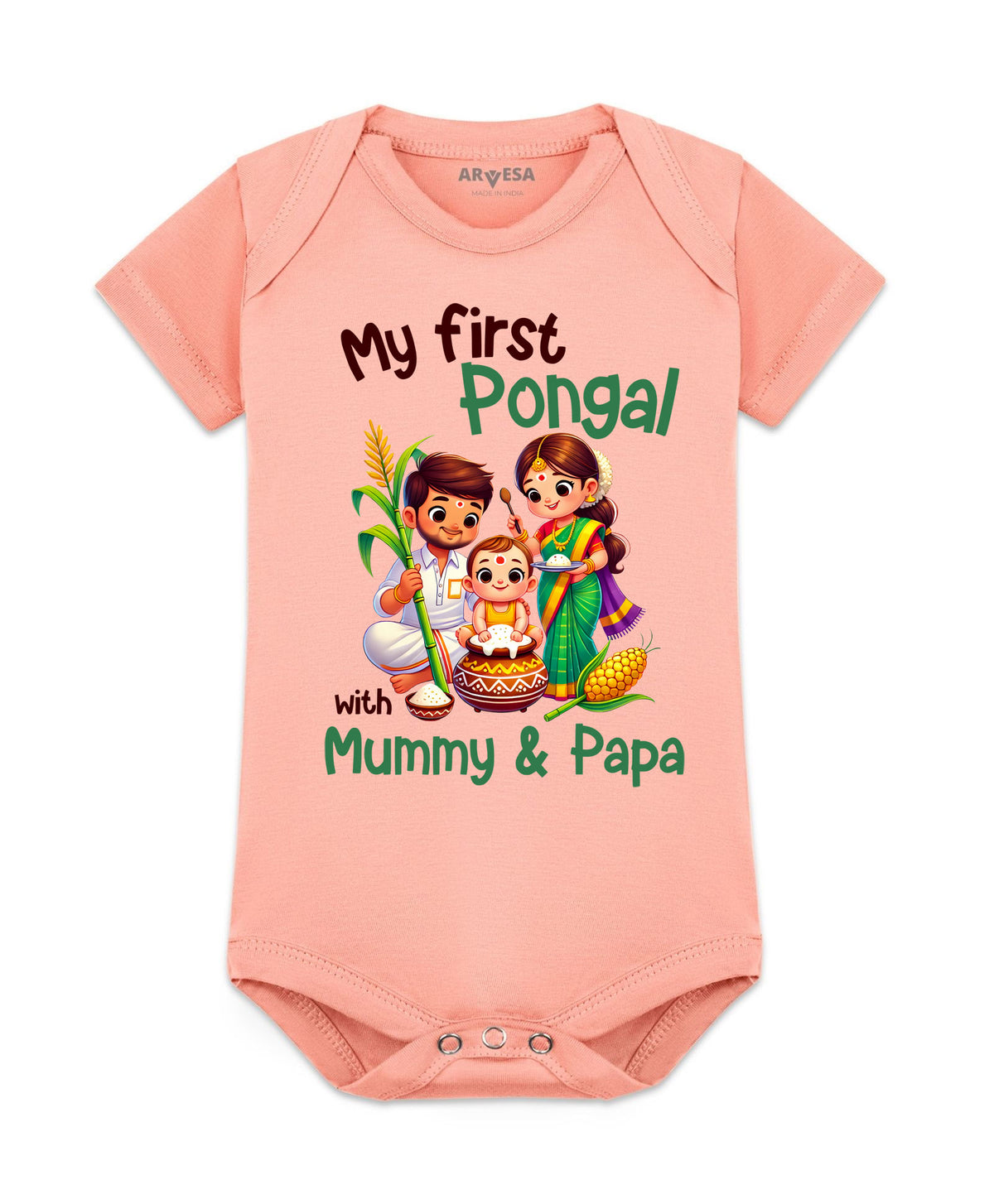 No | My First Pongal - Romper
