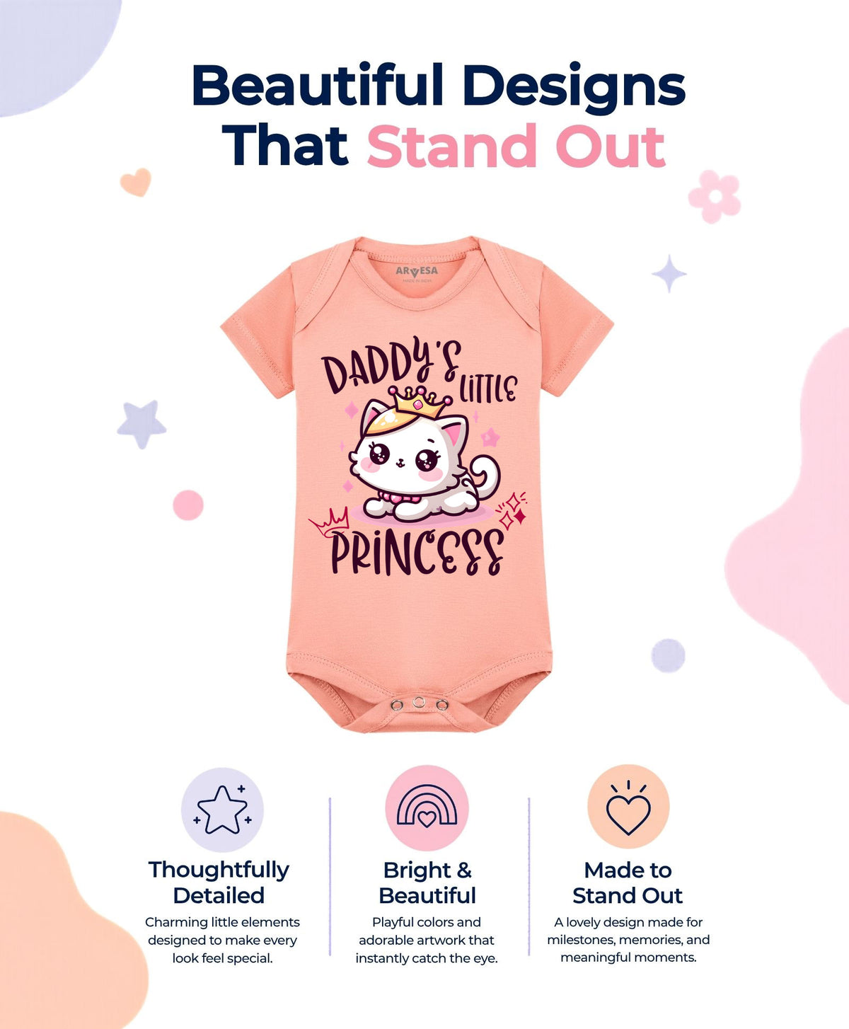 No | Daddy Little Princess - Romper