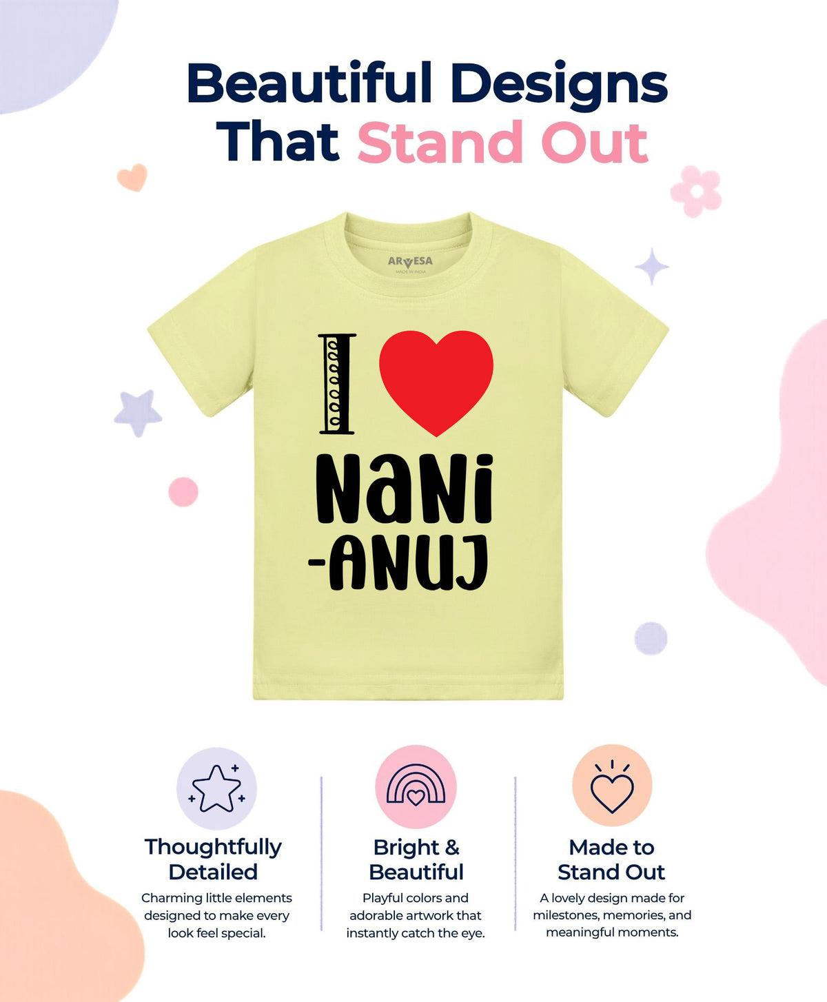 Yes | I Love Nani Nana Nani - T-shirt