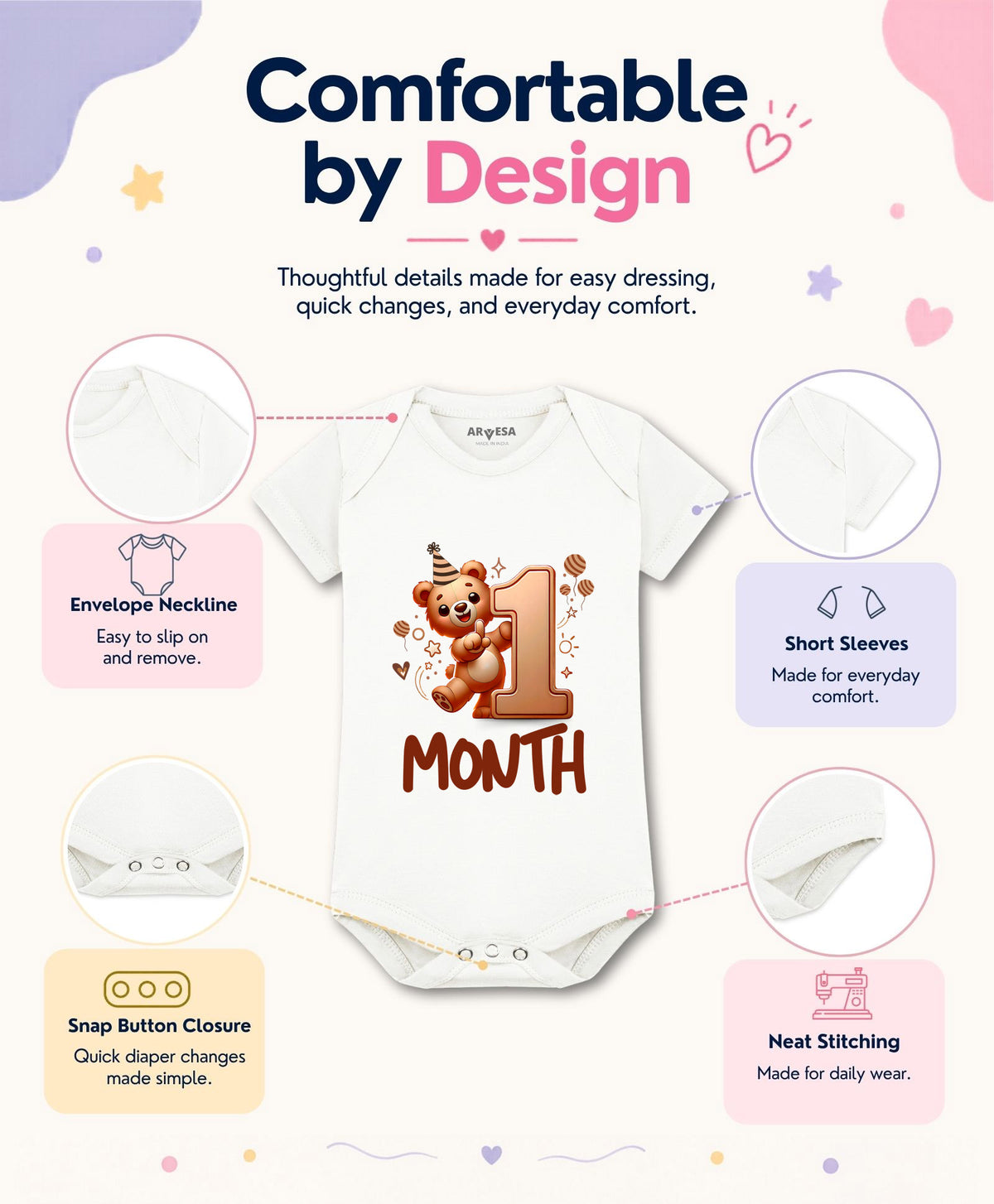 No | 1 Month - Romper