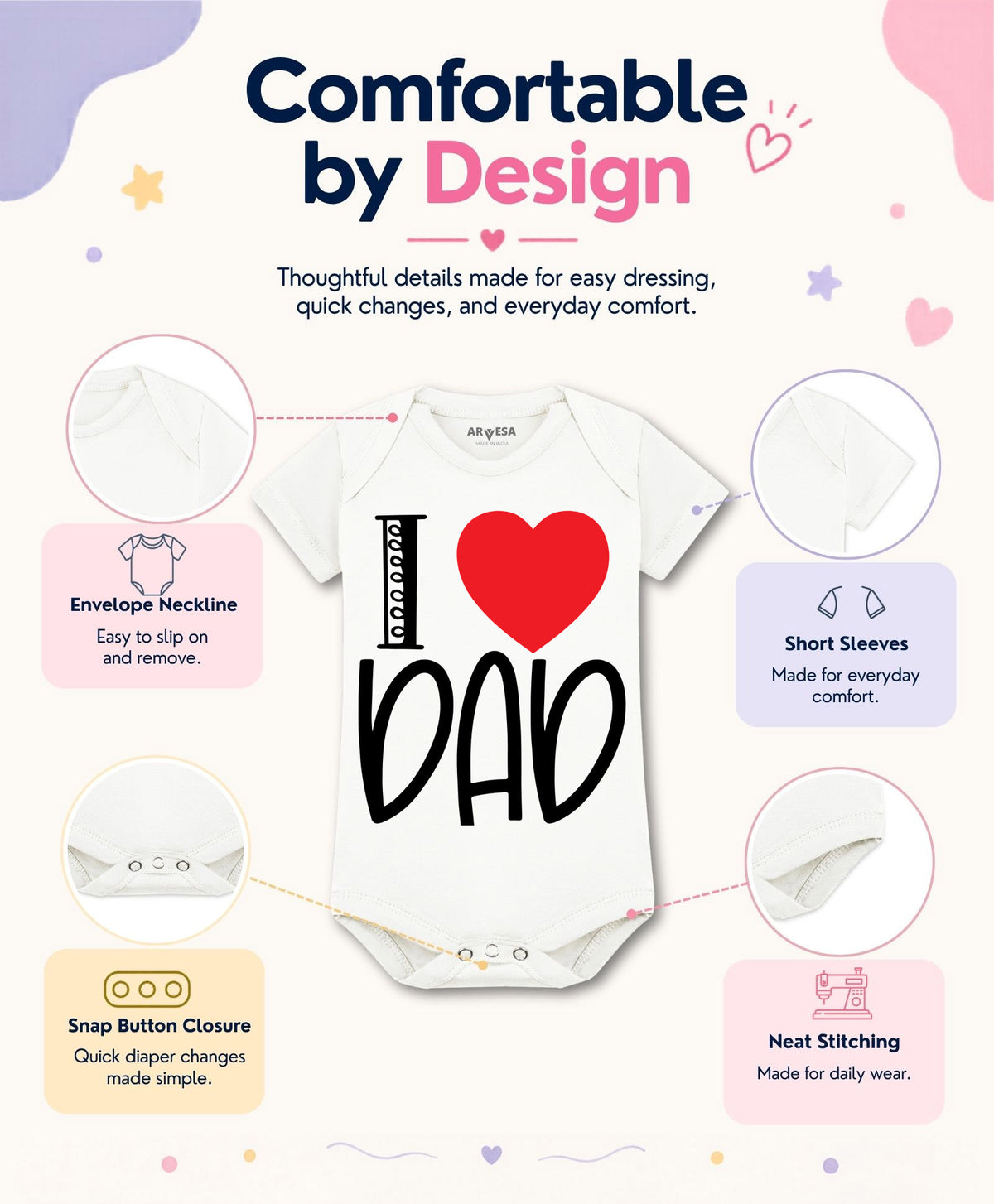 No | I Love Dad - Romper