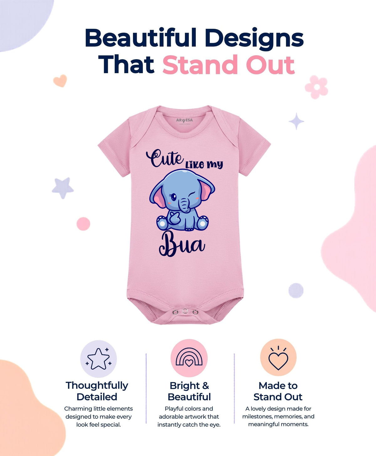 No | Cute Like My Bua - Romper
