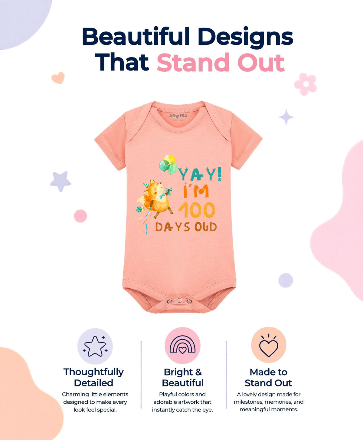 No | 100 Days Birthday - Romper