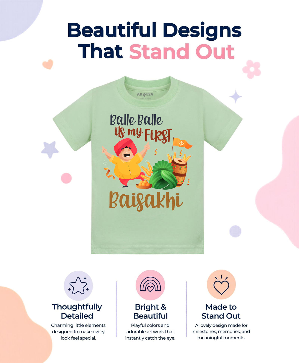 No | Happy Baisakhi - T-shirt