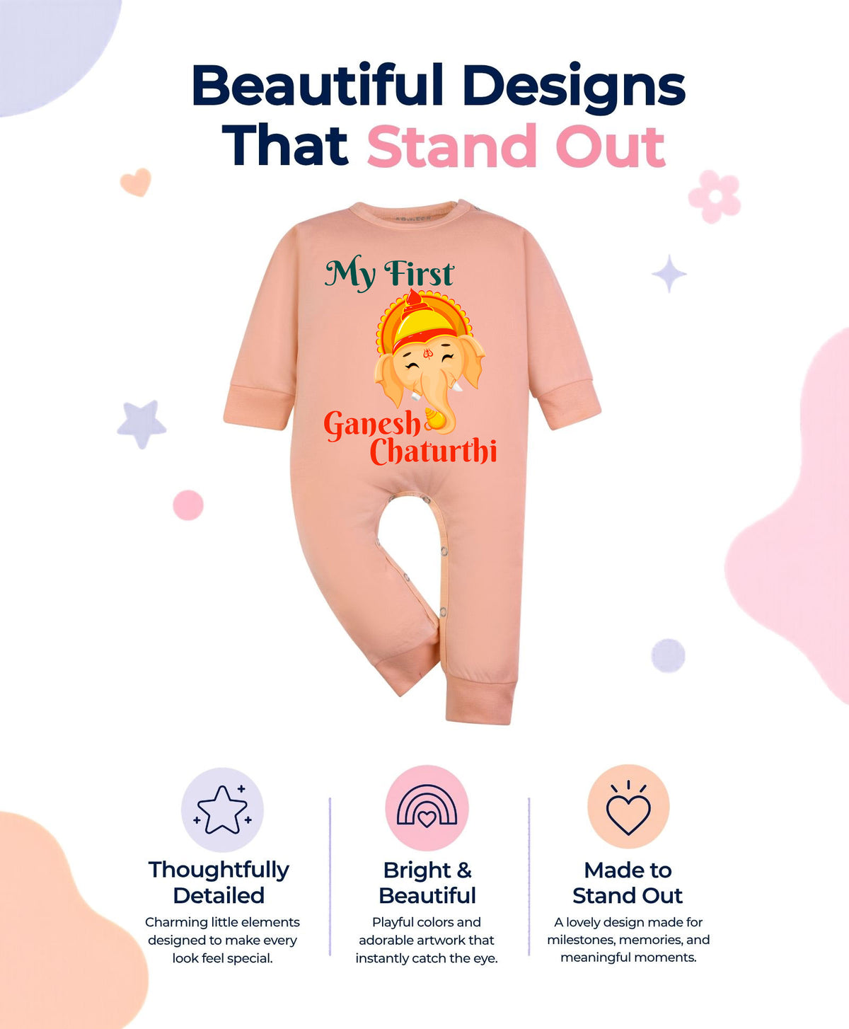 No | My First Ganesh Chaturthi - Jumpsuit