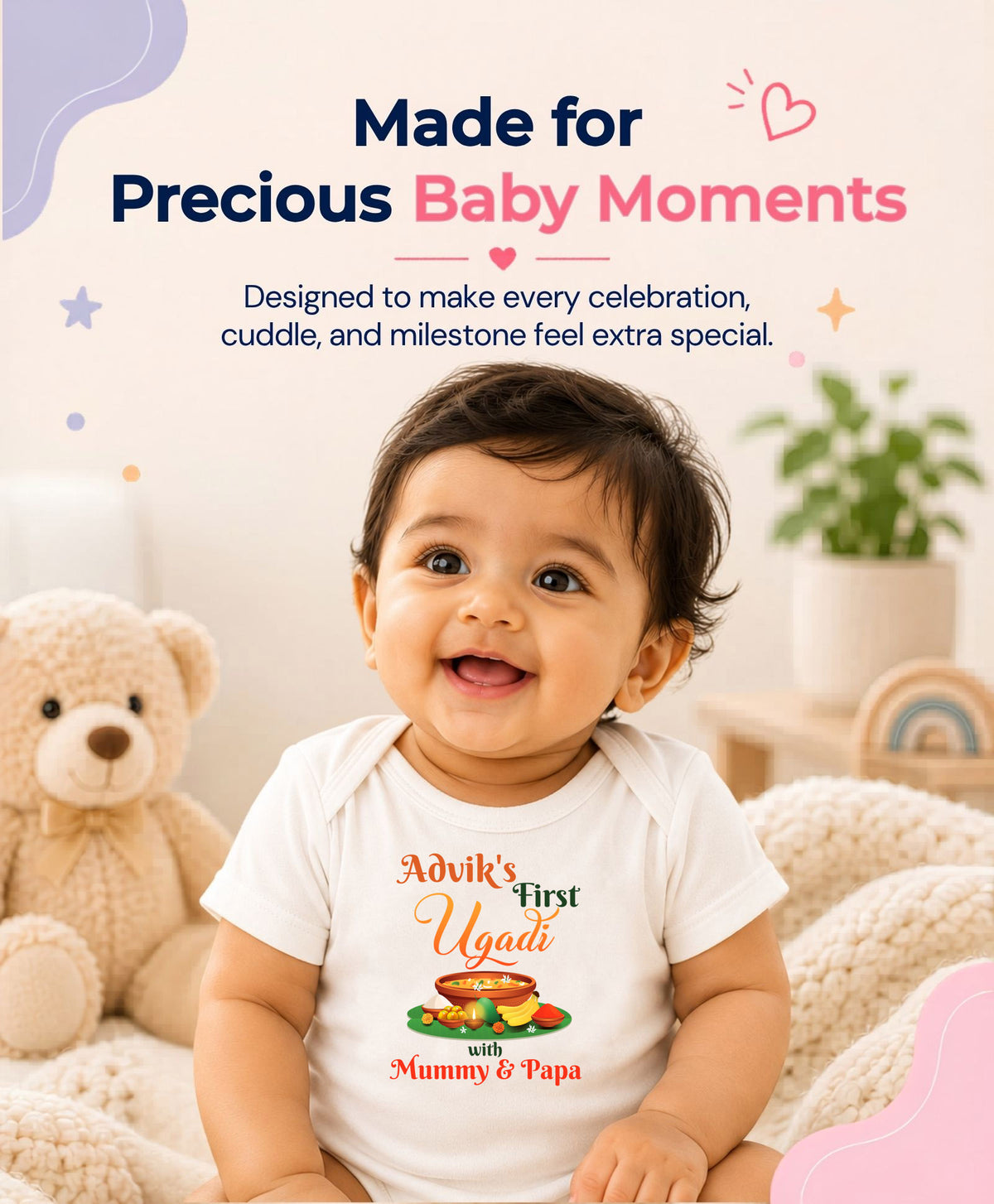 Yes | My First Ugadi - Romper