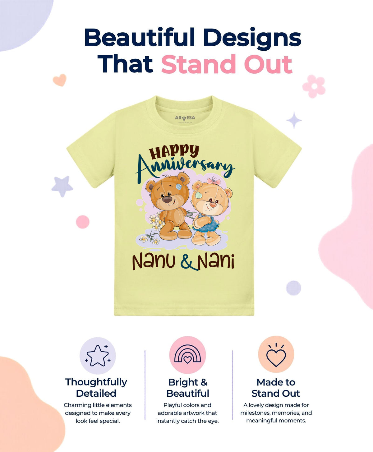 No | Happy Anniversay Nanu & Nani Family Anniversary - T-shirt