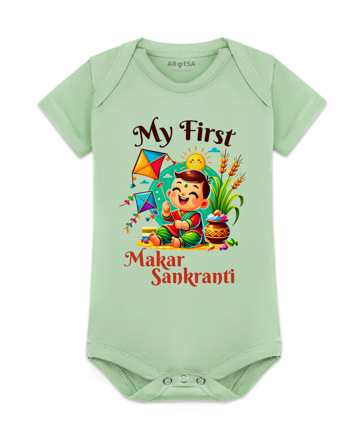 No | My First Makar sankranti - Romper