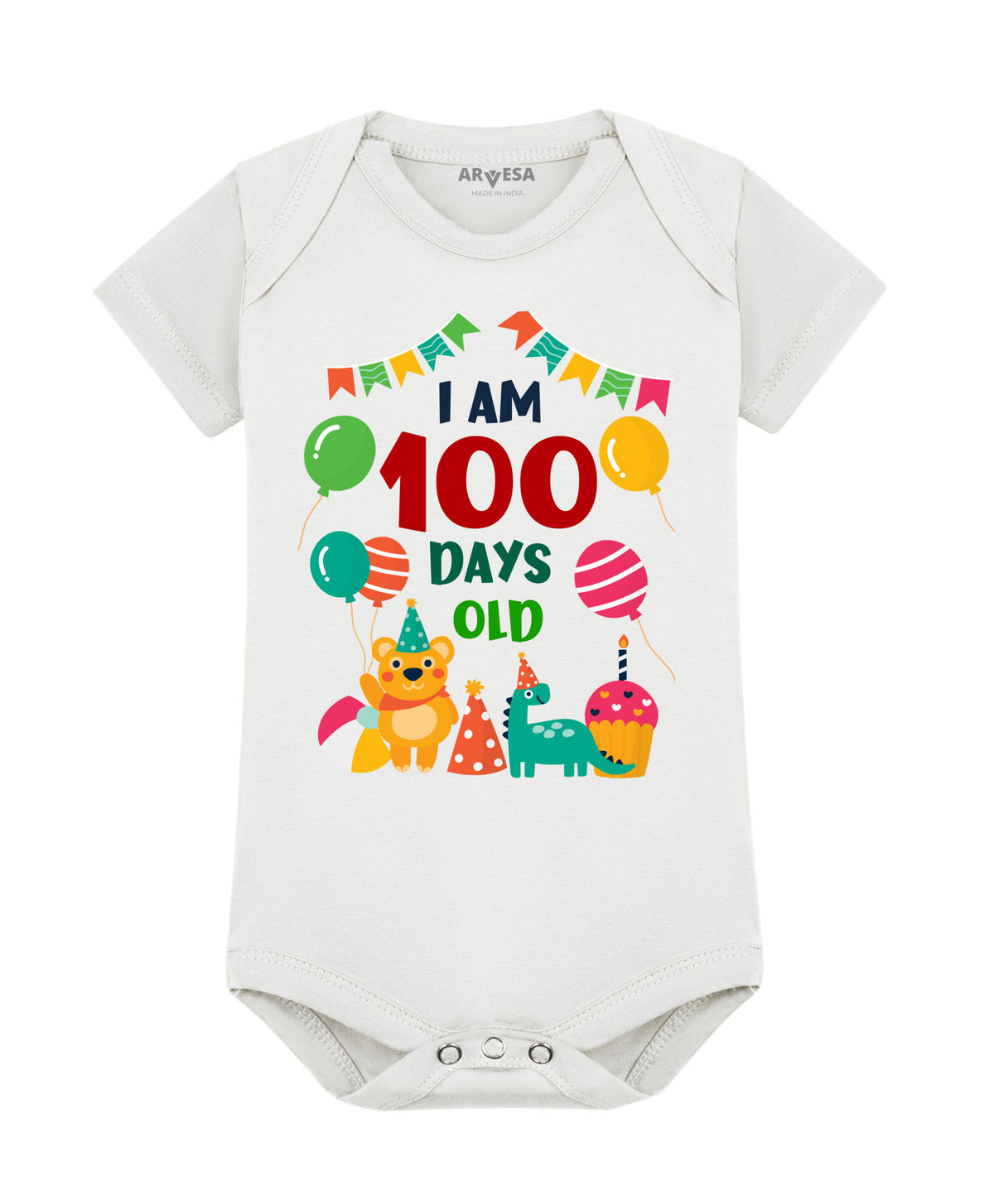 No | 100 Days Birthday - Romper