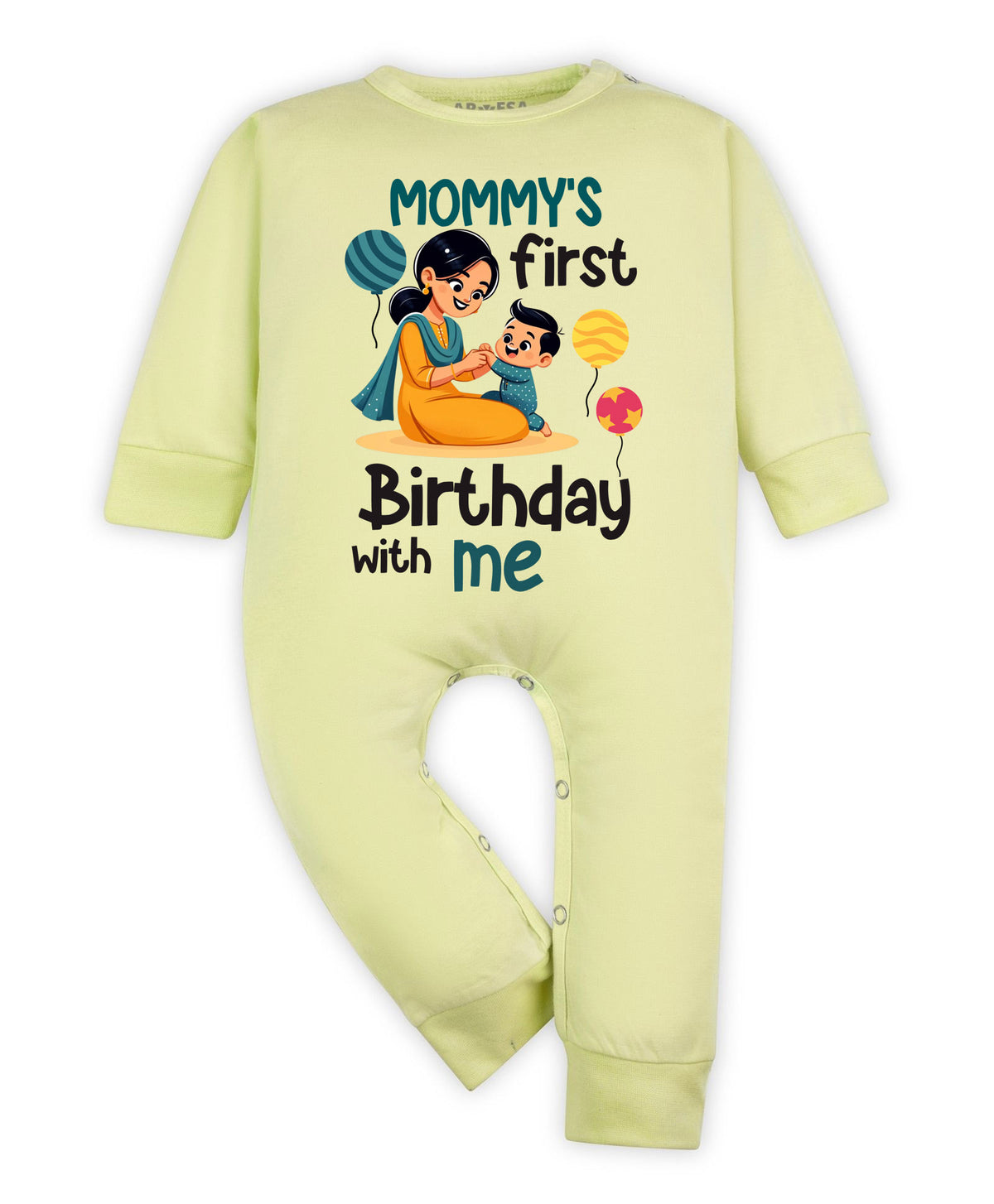 No | Mommy First Birthday With Me Mom Birthday - Jumpsuit