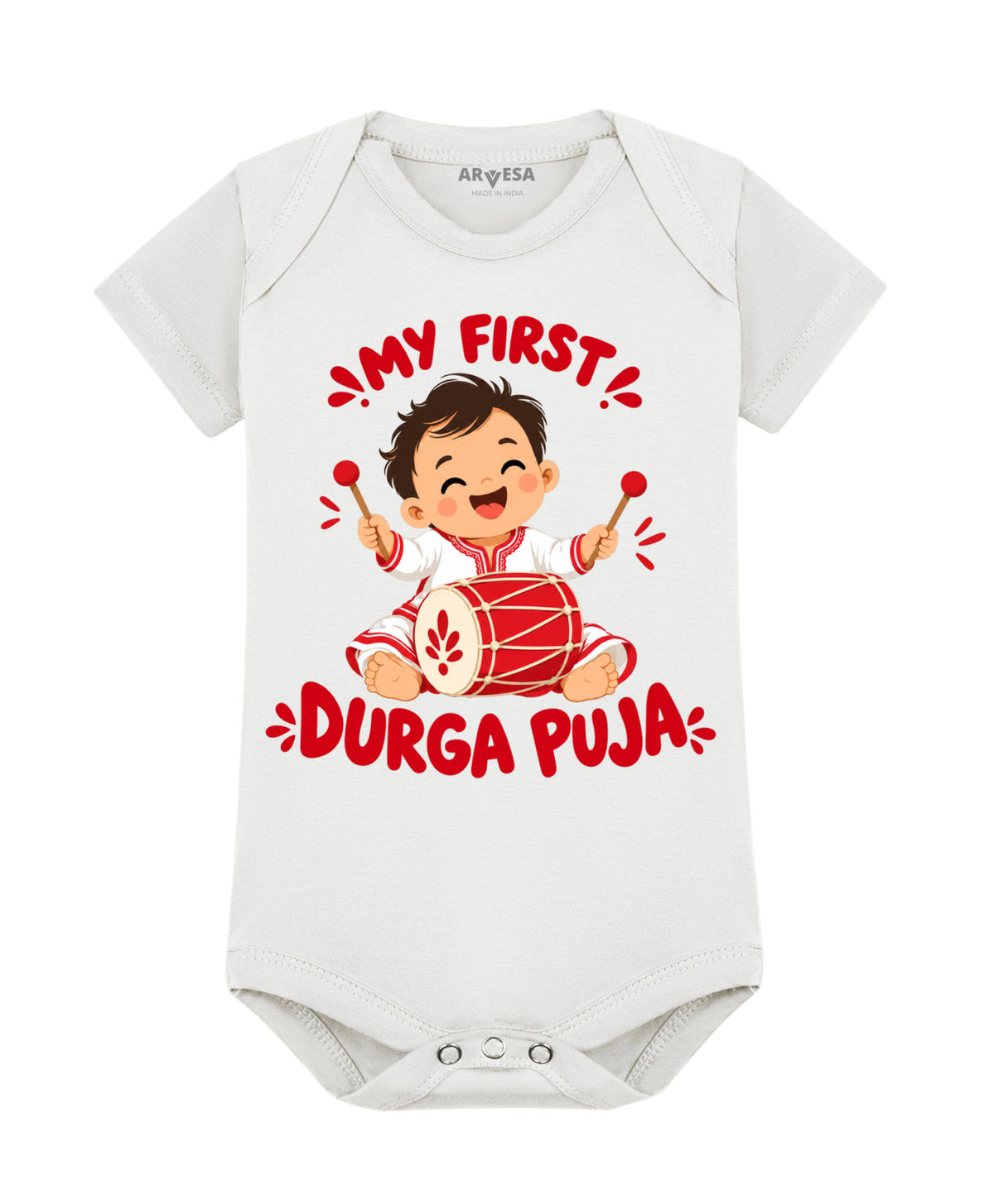 No | My First Durga Puja - Romper