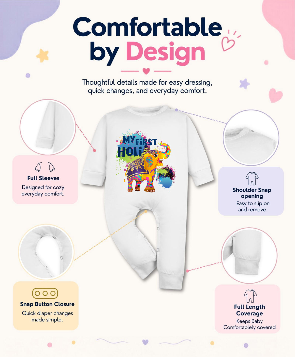 No | My First Holi - Jumpsuit
