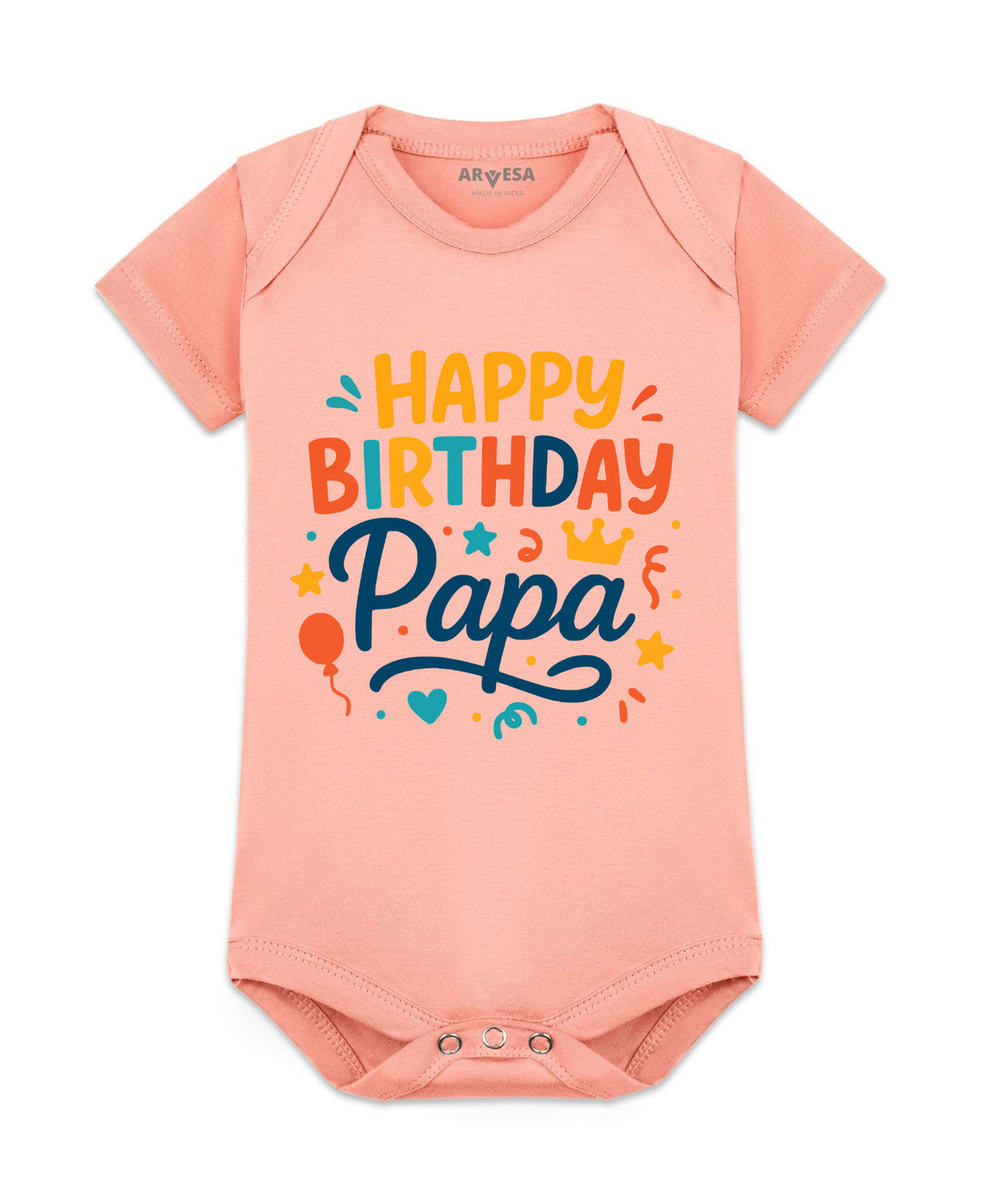 No | Happy Birthday Papa Dad Birthday - Romper