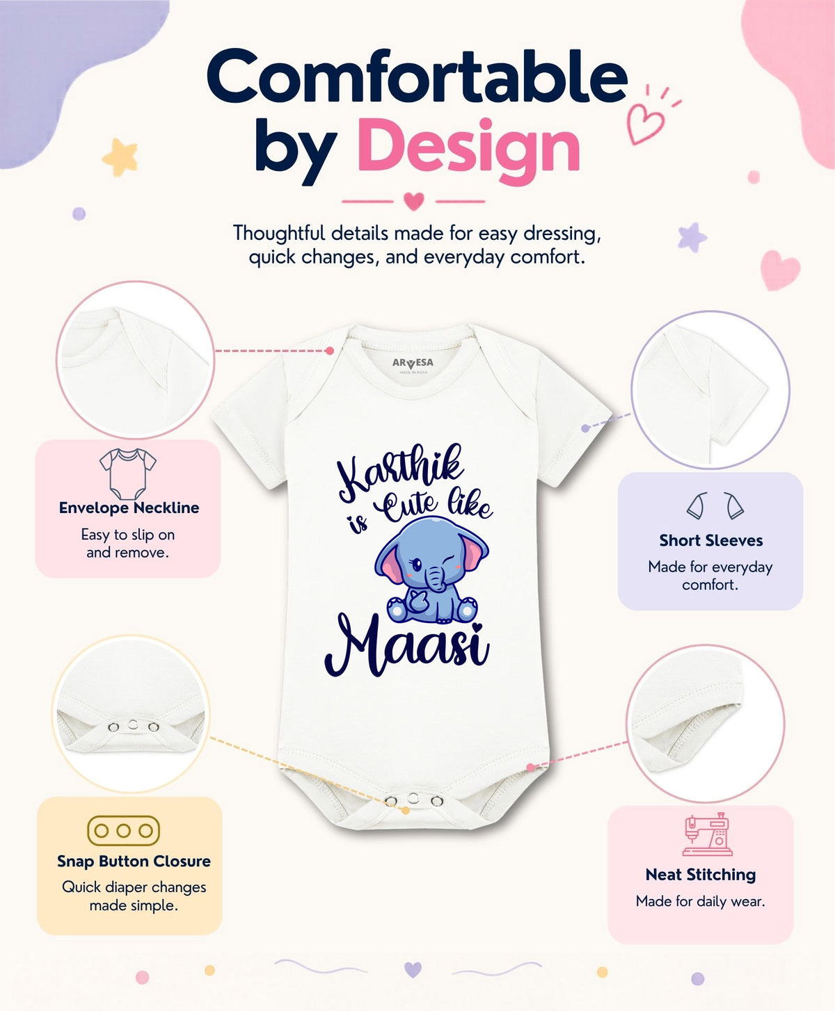 Yes | Cute Like My Maasi - Romper