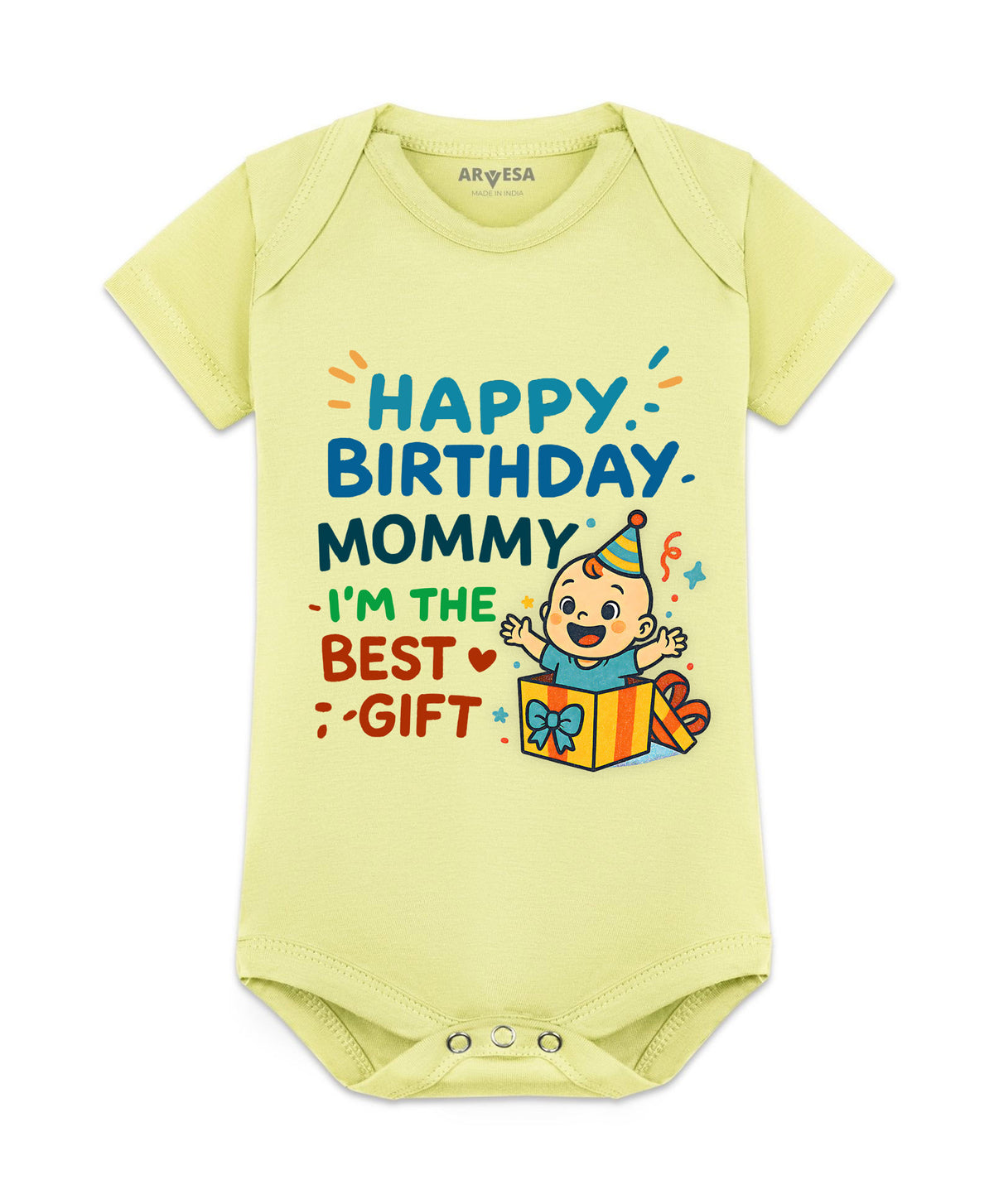 No | Happy Birthday Mommy I'm The Best Gift Mom Birthday - Romper
