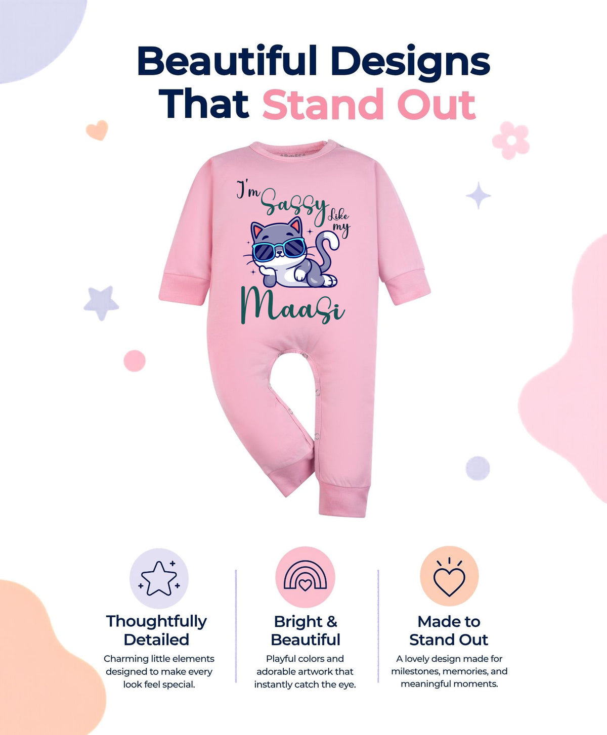 No | I Am Sassy Like My Bua Maasi - Jumpsuit