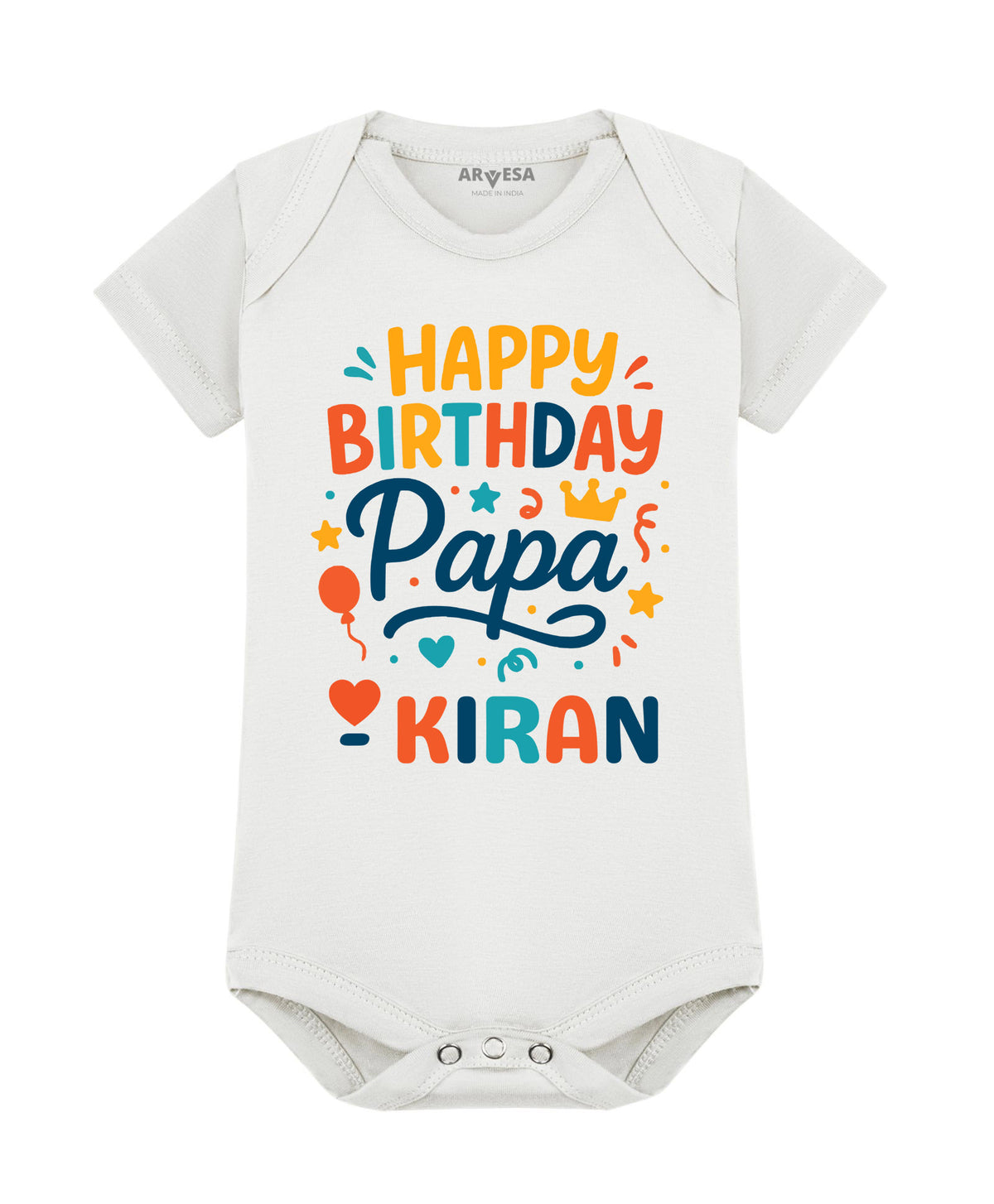 Yes | Happy Birthday Papa Dad Birthday - Romper