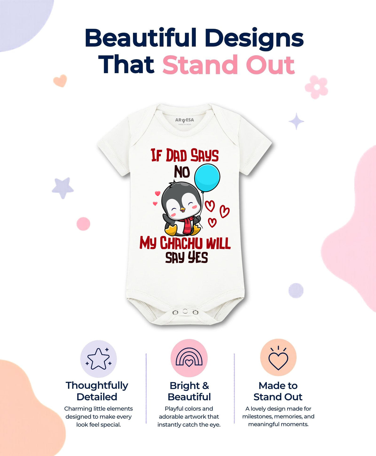 No | If Dad Say No My Chachu - Romper