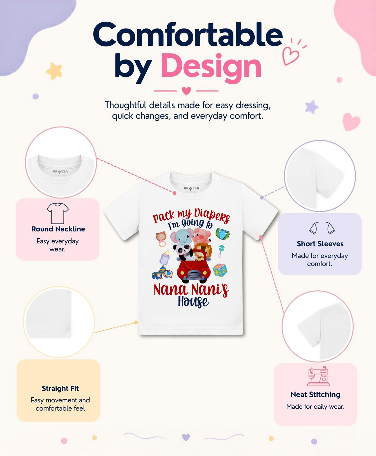 No | I Am Going To Nana Nani House - T-shirt