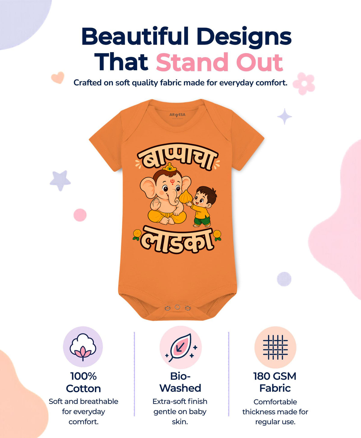 Bappa Cha ladka Devotional - Romper
