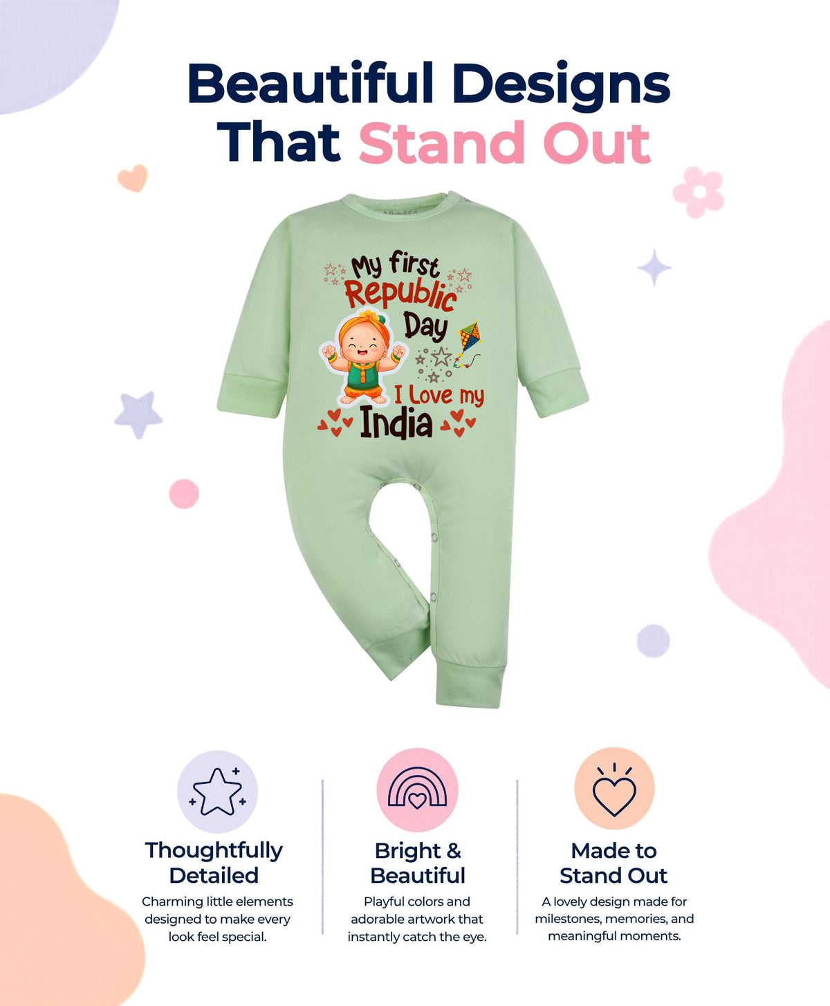 No | My First Republic Day - Jumpsuit