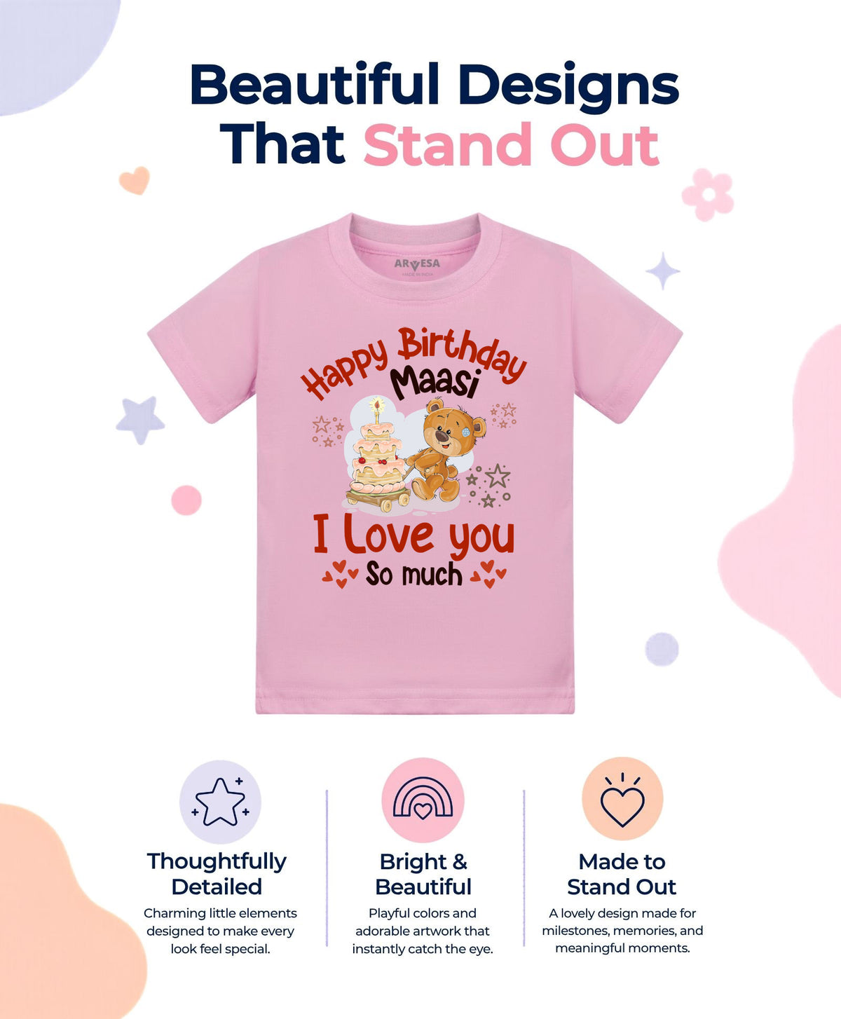 No | Happy Birthday Maasi Family Birthday - T-shirt