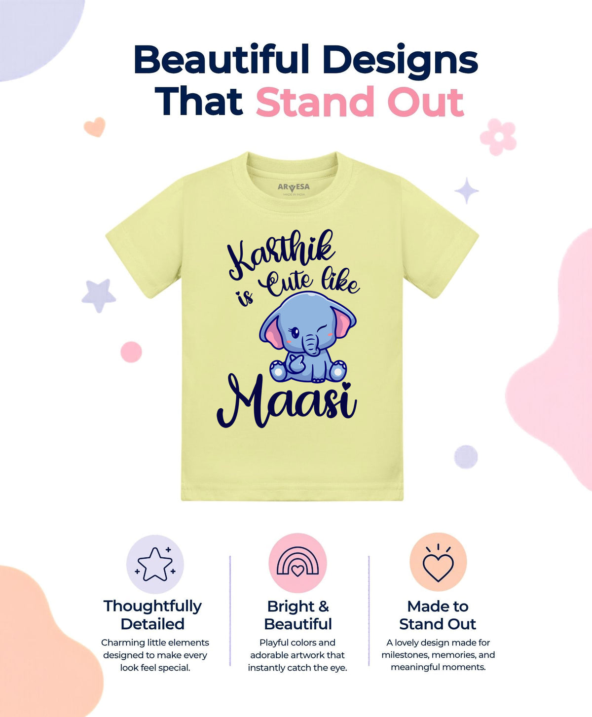 Yes | Cute Like My Maasi - T-shirt