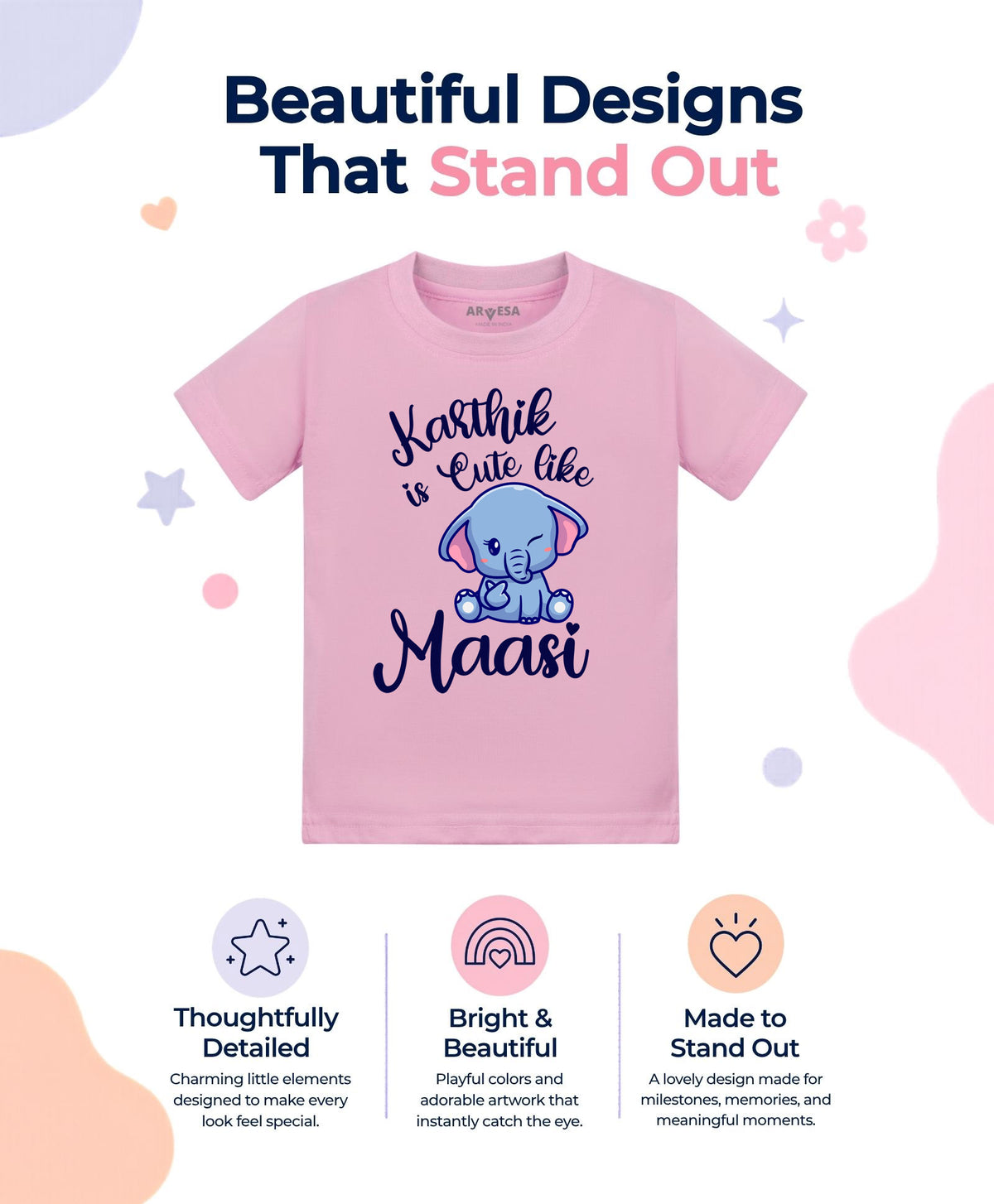 Yes | Cute Like My Maasi - T-shirt