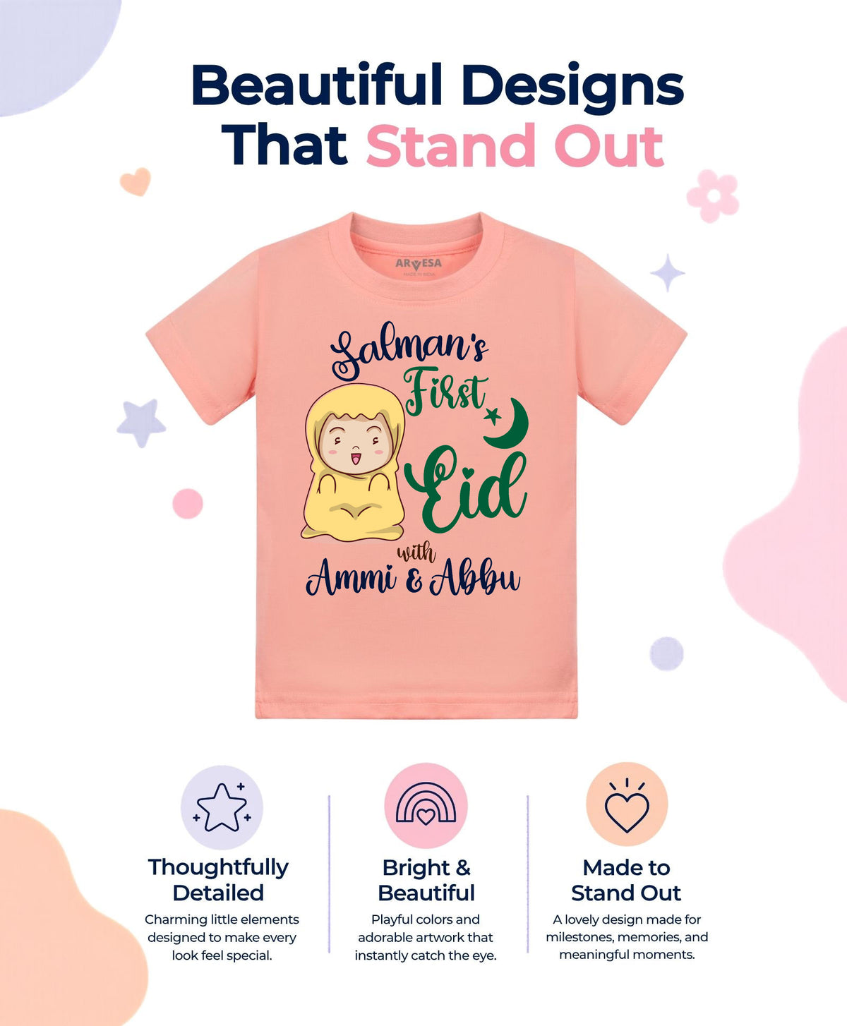Yes | My First Eid - T-shirt