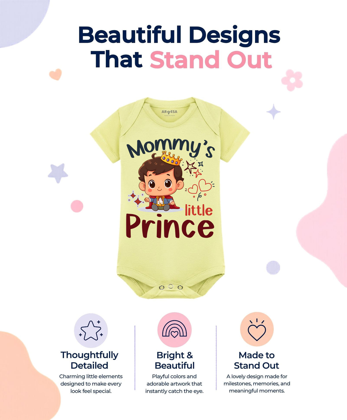No | Mommy Little Prince - Romper