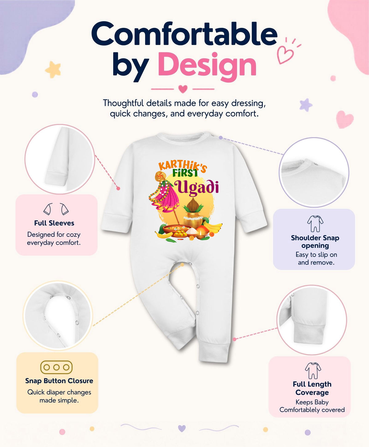 Yes | My First Ugadi - Jumpsuit