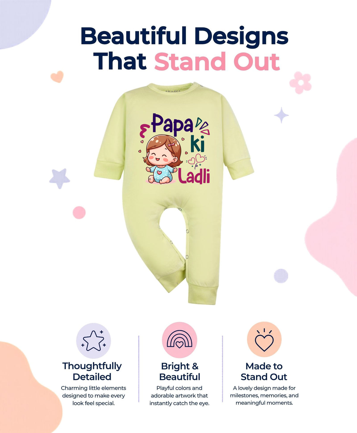 No | Papa Ki Ladli Dad - Jumpsuit