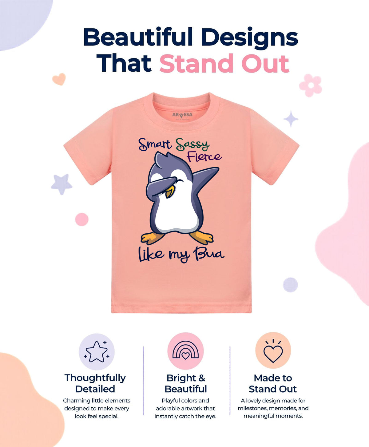 No | Smart Sassy Like My Bua - T-shirt