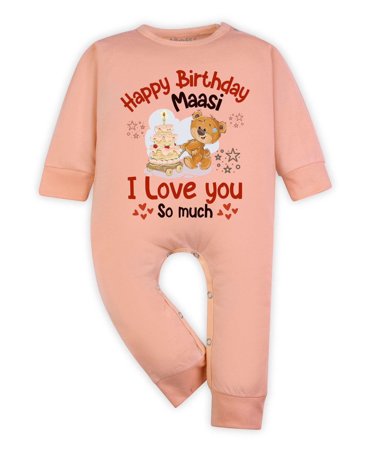 No | Happy Birthday Maasi Family Birthday - Jumpsuit