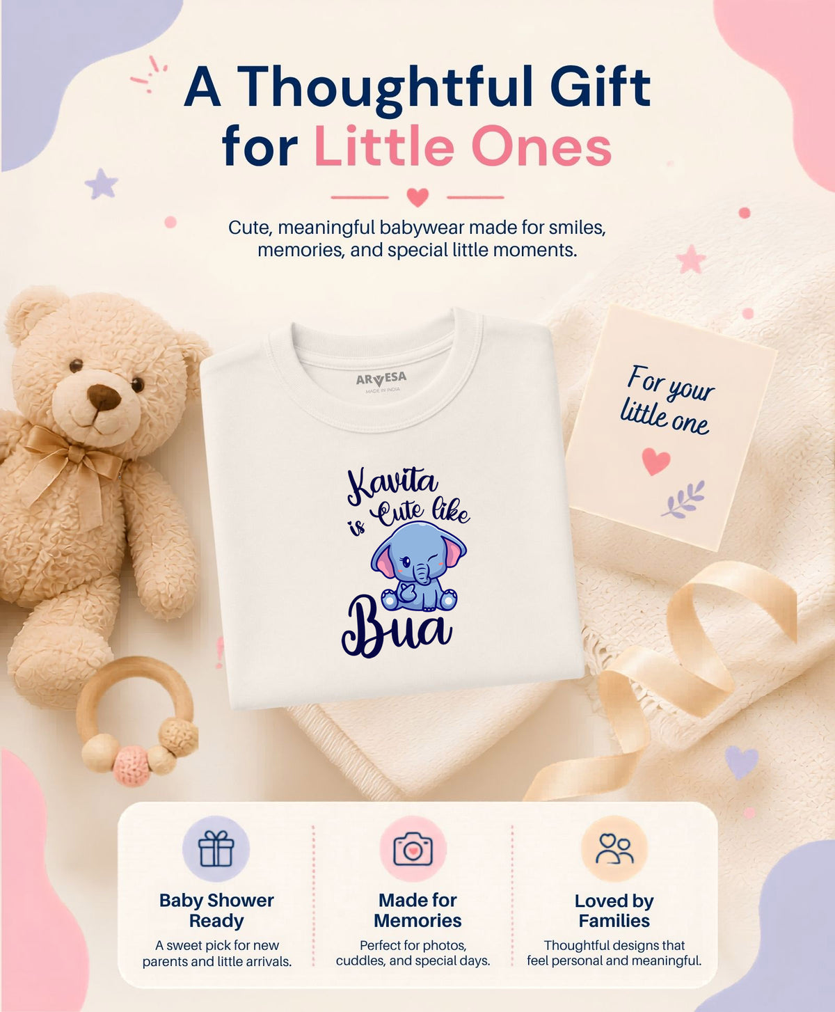 Yes | Cute Like My Bua - T-shirt