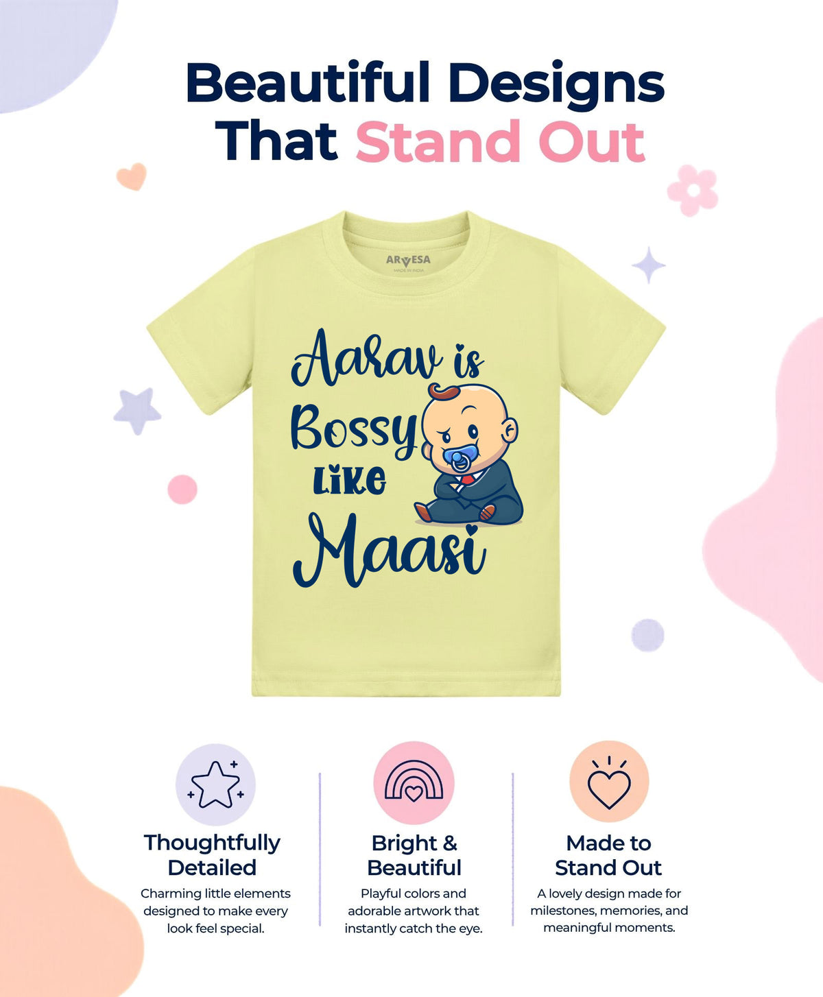 Yes | Bossy Like My Maasi - T-shirt