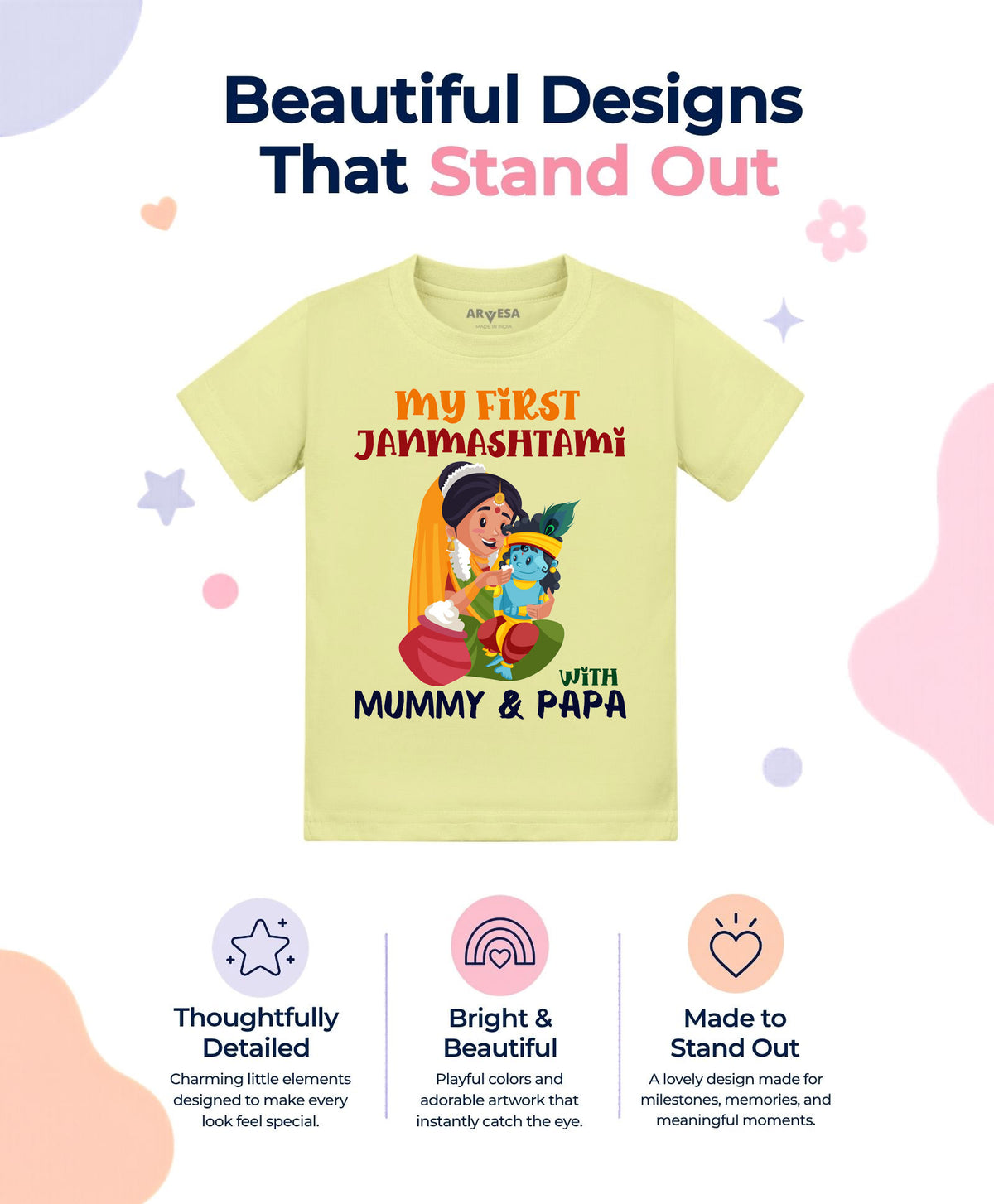 No | My First Janmashtami - T-shirt