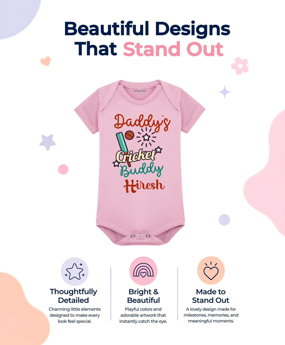 Yes | Daddy Cricket Buddy - Romper