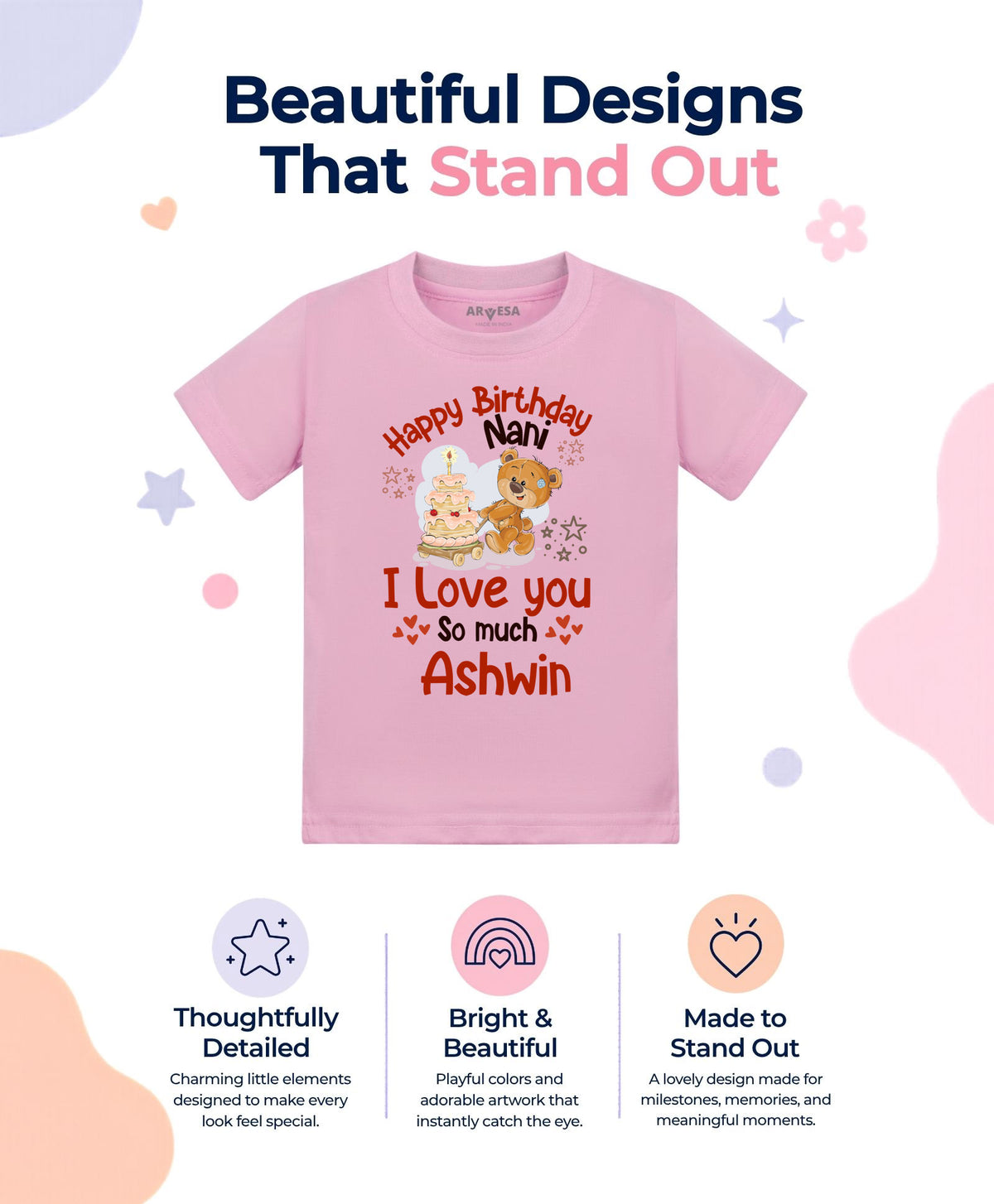 Yes | Happy Birthday Nani Family Birthday - T-shirt