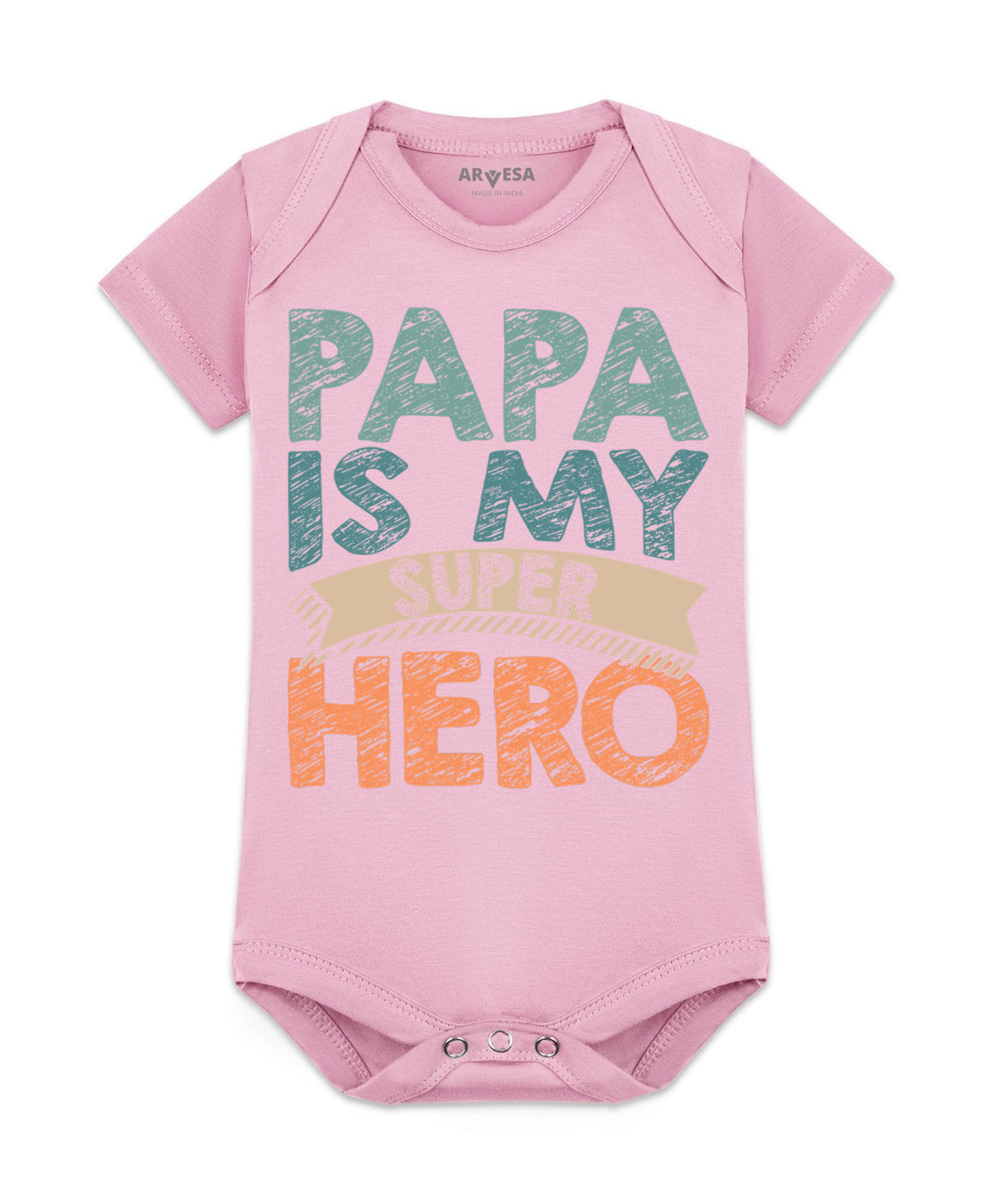 No | Papa Is My Super Hero Dad - Romper