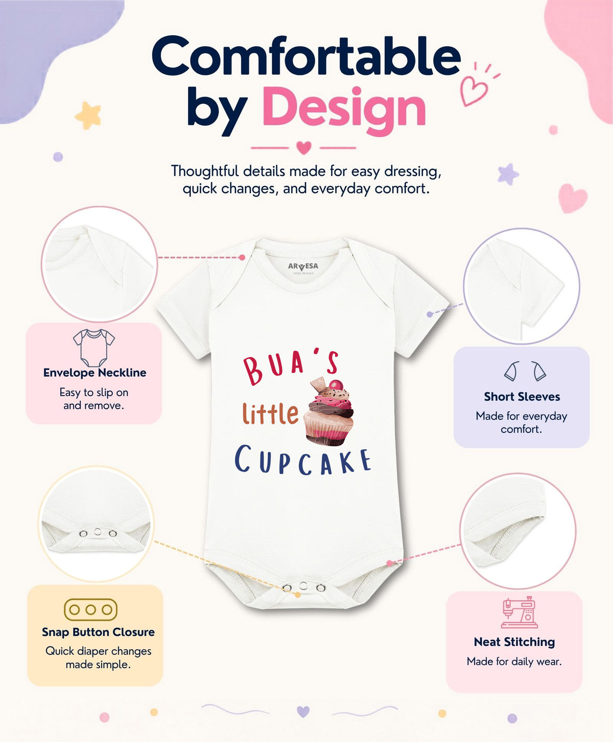 No | Bua Little Cupcake - Romper