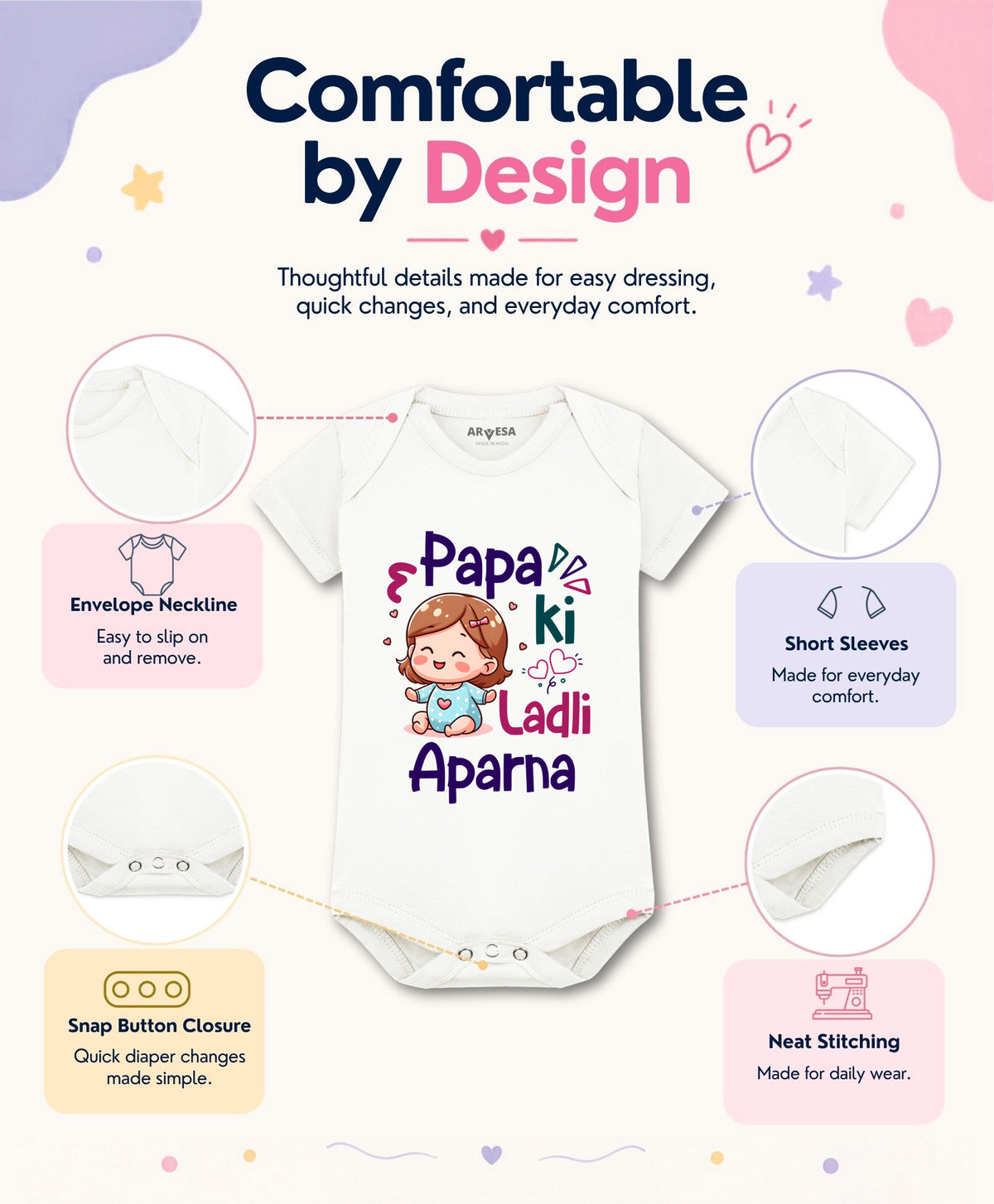 Yes | Papa Ki Ladli Dad - Romper