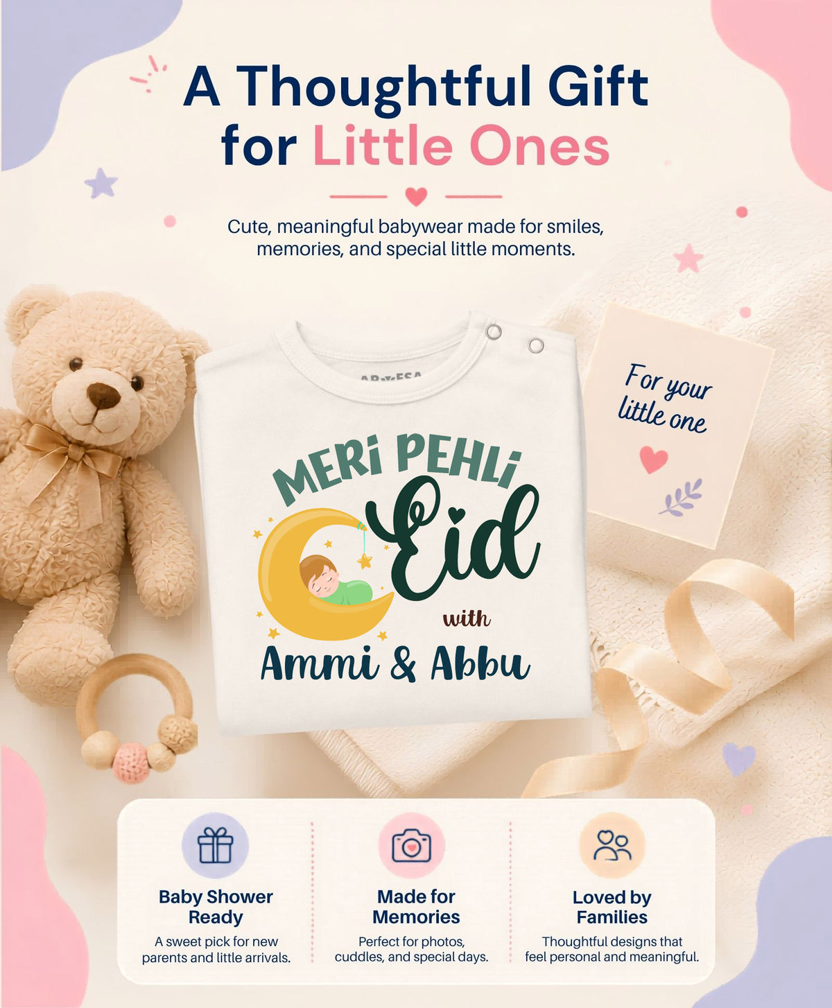 No | Meri Pehli Eid With Ammi & Abbu - Jumpsuit