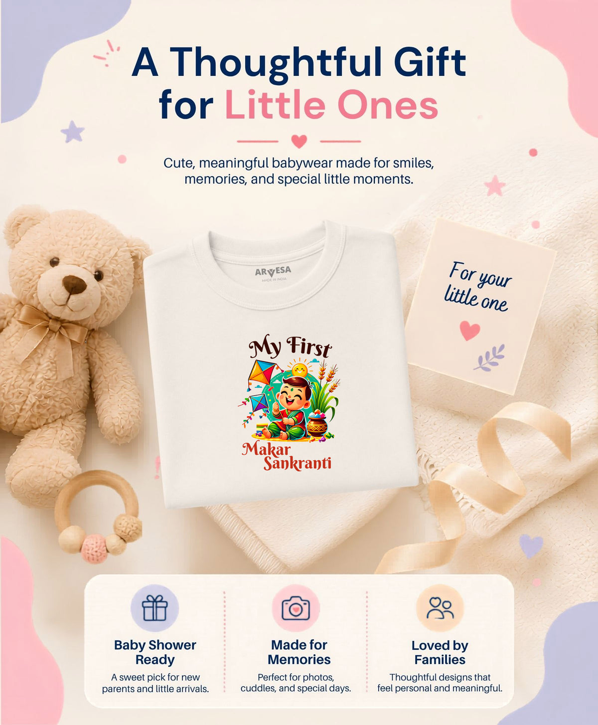 No | My First Makar sankranti - T-shirt