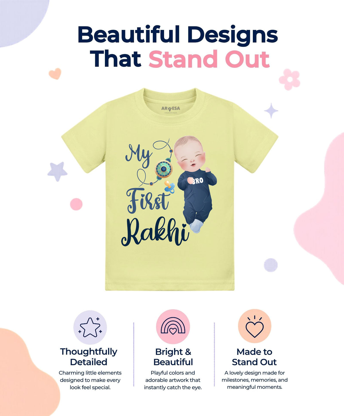 No | My First Rakhi - T-shirt
