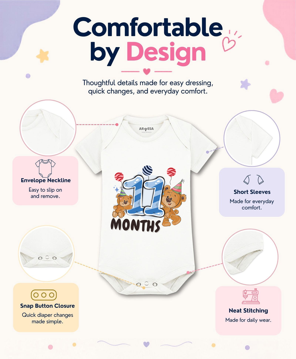 No | 11 Month - Romper