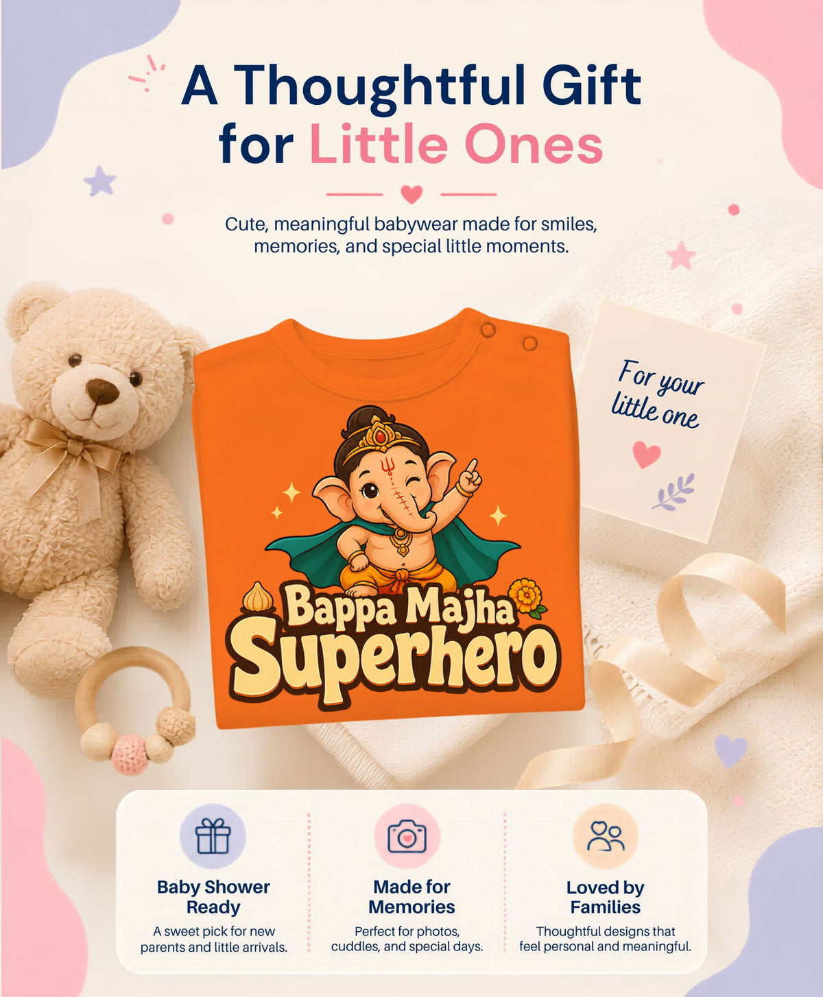 Bappa Majha Superhero Devotional - Jumpsuit