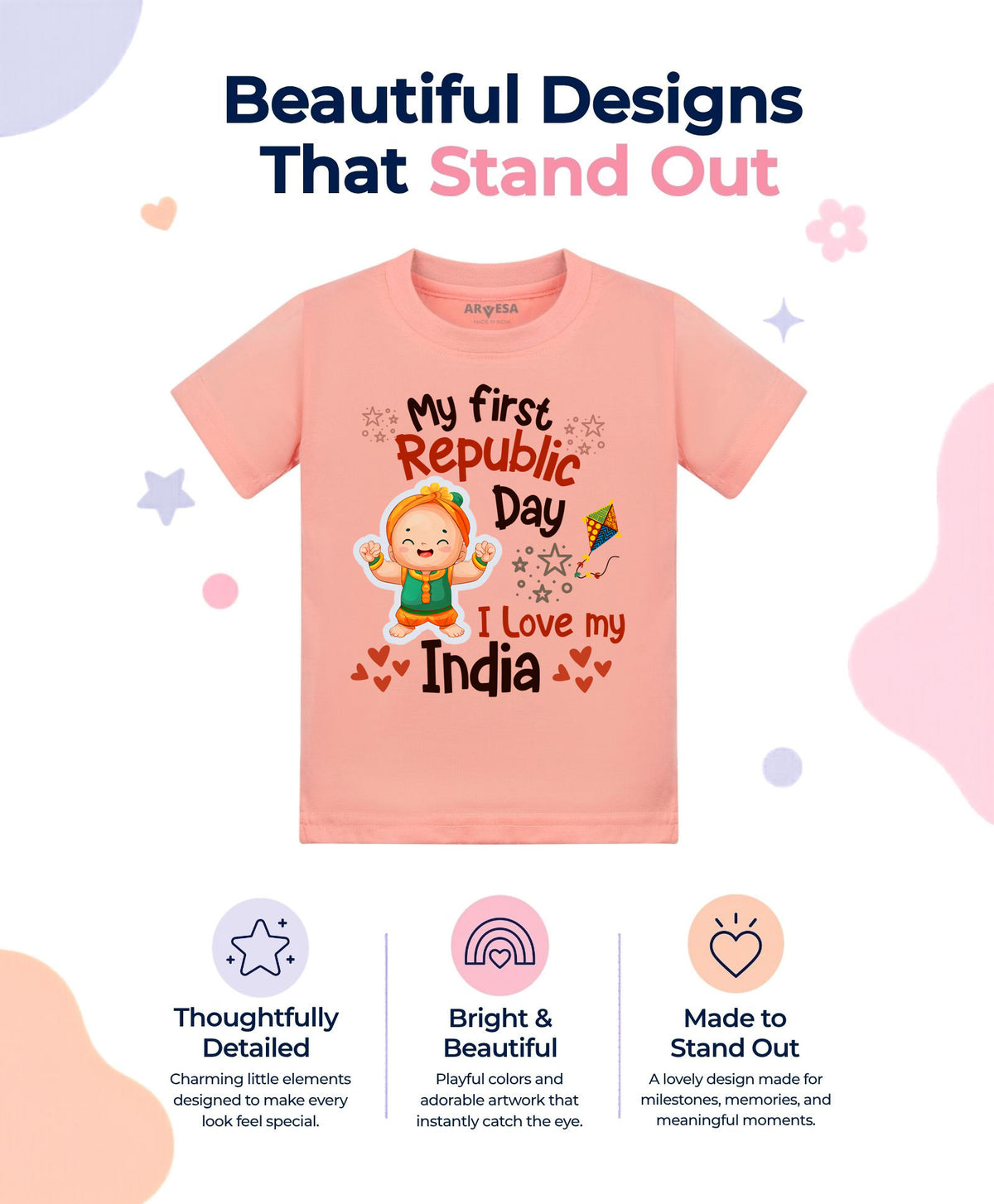No | My First Republic Day - T-shirt