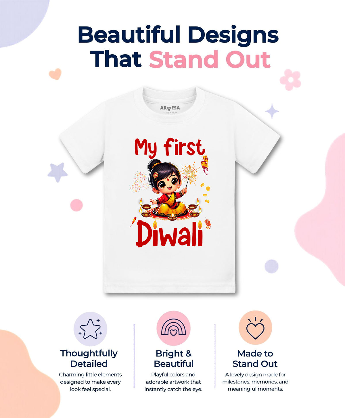 No | My First Diwali - T-shirt