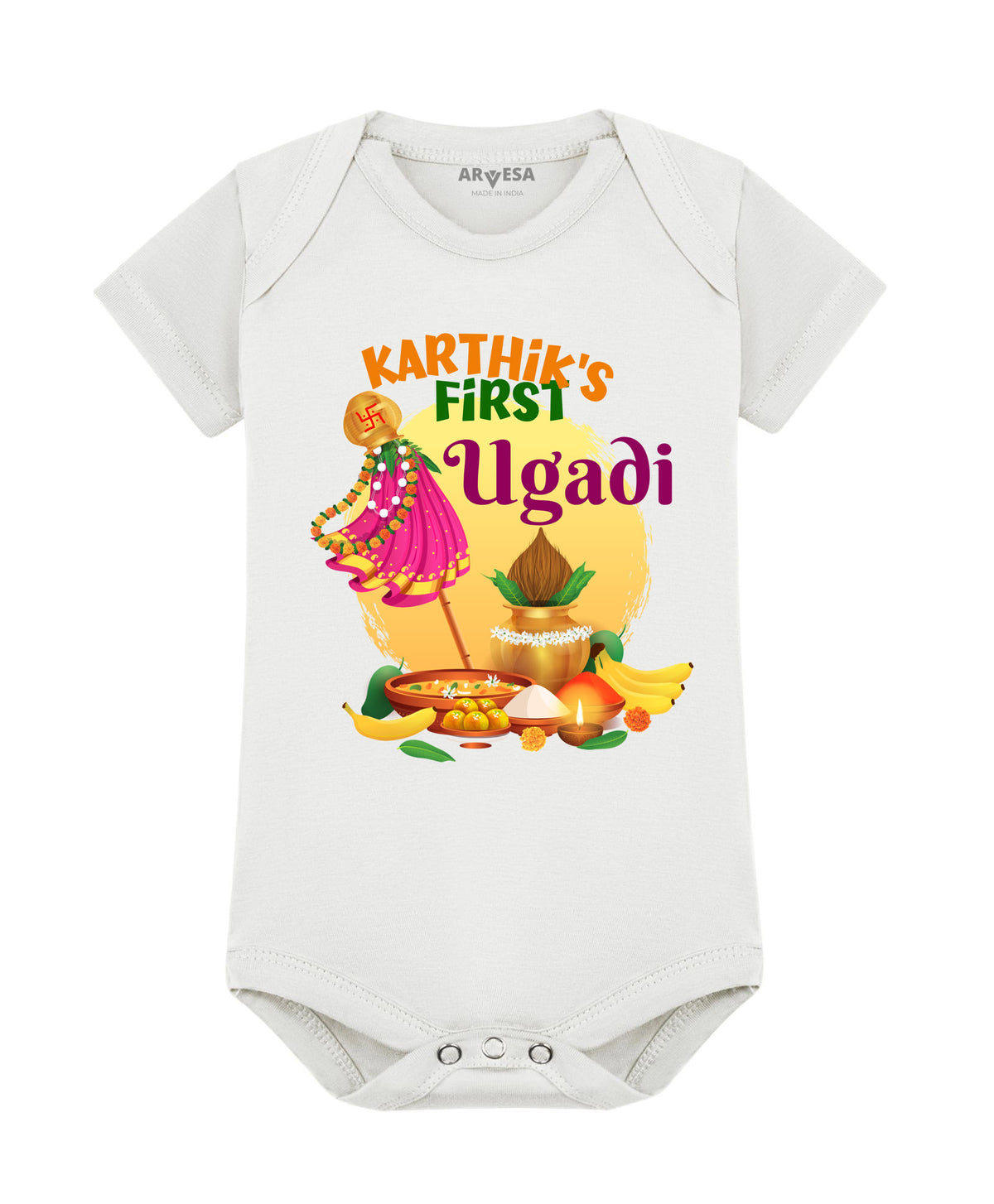 Yes | My First Ugadi - Romper